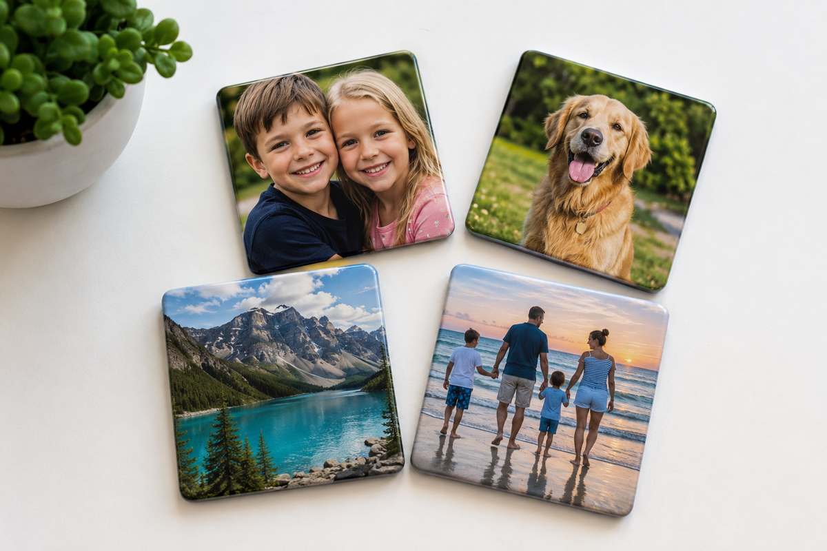 2x2 Square Photo Magnet